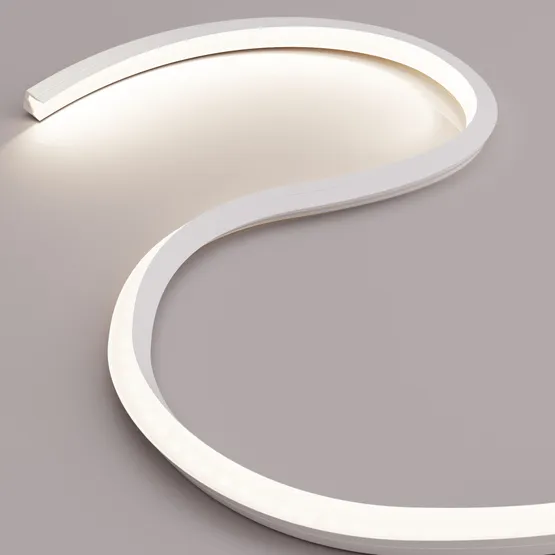 Фото #5 товара Силиконовый профиль WPH-FLEX-1616-TWIST-S11-10m WHITE (Arlight, Силикон)
