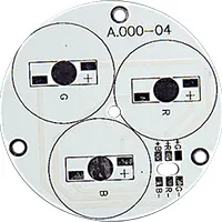 Фото товара Плата D55-3E 1R-1G-1B Emitter (3x LED, 000-04) (Turlens, -)