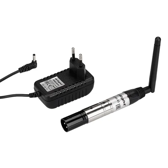 Фото товара Усилитель CT-DMX-2.4G-V2 (5V, RF, XLR Male) (Arlight, IP20 Металл, 1 год)