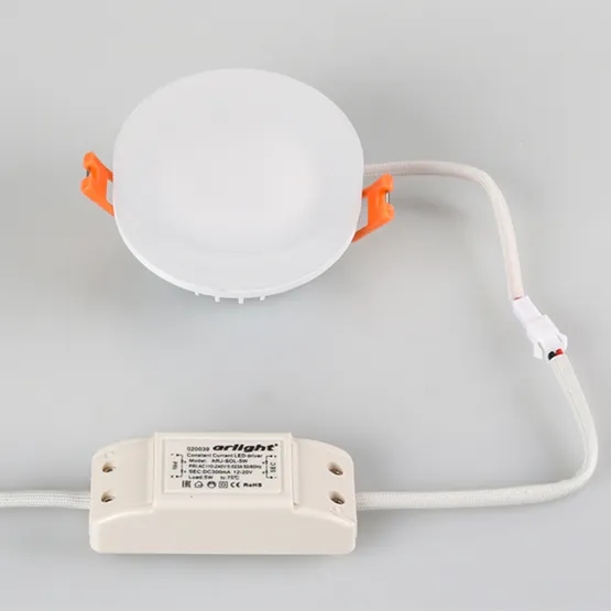 Фото #3 товара Светильник LTD-80R-Opal-Roll 5W White (Arlight, IP40 Пластик, 3 года)