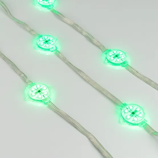 Фото #5 товара Флэш-модуль VISOR-SPI-D40-6LED-24V RGB (Arlight, IP68 Пластик, 3 года)