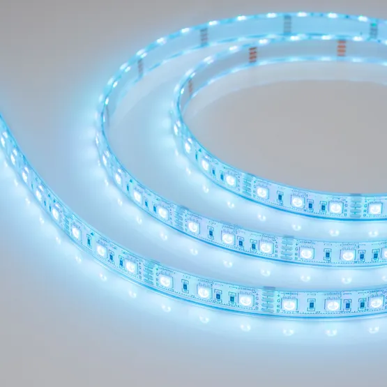 Фото #6 товара Светодиодная лента герметичная RTW-PU-B60-12.5mm 12V RGB (14.4 W/m, IP68, 5060, 5m) (Arlight, -)