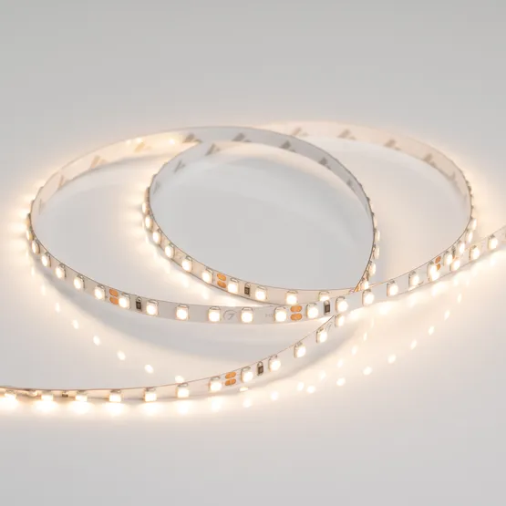 Фото #3 товара Светодиодная лента RT 2-5000 24V Warm2400 5mm 2x (3528, 600 LED, LUX) (Arlight, 9.6 Вт/м, IP20)