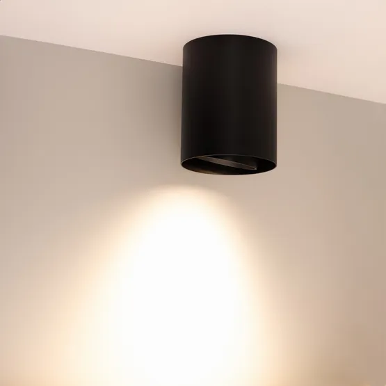 Фото #2 товара Светильник SP-FOCUS-R132-24W Warm3000 (BK, 50 deg, 230V) (Arlight, IP54 Металл, 5 лет)