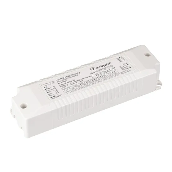 Фото товара Блок питания ARJ-SP-40-PFC-DT8-CCT (40W, 9-42V, 0.5-0.8A) (Arlight, IP20 Пластик, 5 лет)