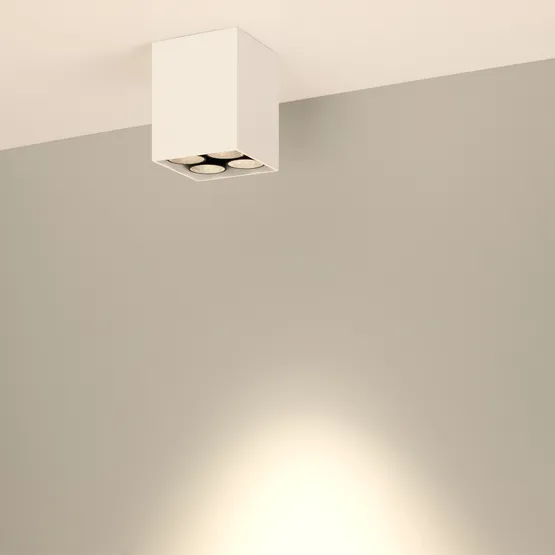 Фото #3 товара Светильник SP-ORIENT-SURFACE-TC-S65x65-10W Warm3000 (WH, 30 deg, 230V) (Arlight, IP20 Металл, 5 лет)