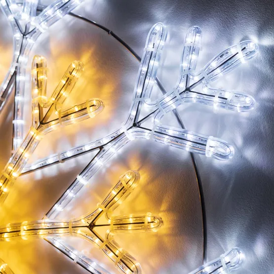 Фото #4 товара Фигура светодиодная ARD-SNOWFLAKE-M12-900x900-576LED White/Warm (230V, 36W) (Ardecoled, IP65, 1 год)