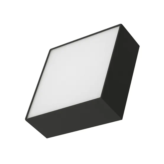Фото #1 товара Светильник SP-QUADRO-S170x170-18W Warm3000 (BK, 120 deg, 230V) (Arlight, IP40 Металл, 3 года)