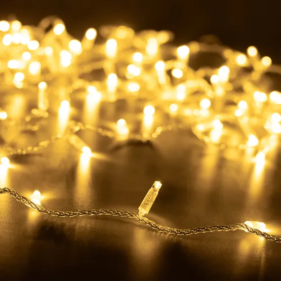 Фото #1 товара Светодиодная гирлянда ARD-STRING-CLASSIC-10000-CLEAR-100LED-STD WARM (230V, 7W) (Ardecoled, IP65, 1 год)