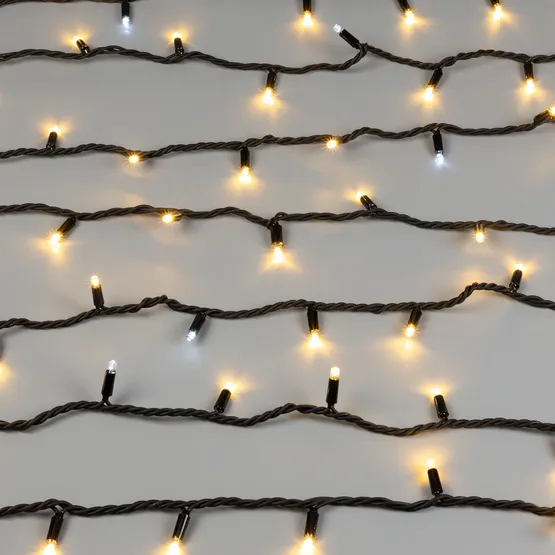 Фото #2 товара Светодиодная гирлянда ARD-STRING-PRO-10000-BLACK-100LED-FLASH WARM (230V, 7W) (Ardecoled, IP65, 2 года)