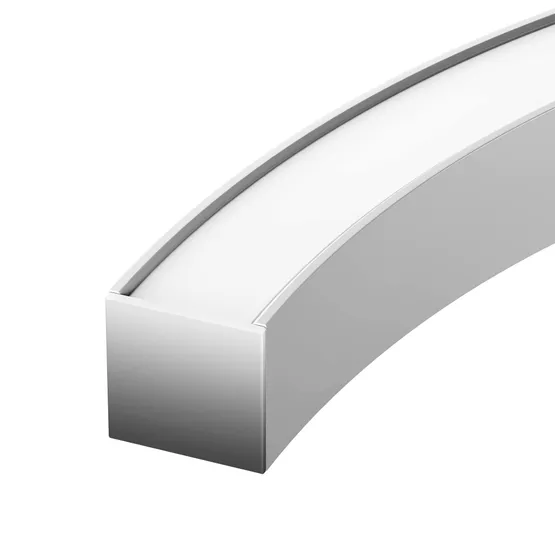 Фото #4 товара Профиль LINE-3535-BENT-SIDE-2000 ANOD (Arlight, Алюминий)