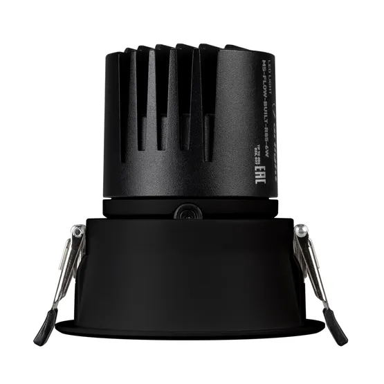 Фото #5 товара Светильник MS-FLOW-BUILT-R85-12W Warm3000 (BK, 38 deg, 230V) (Arlight, IP20 Металл, 5 лет)