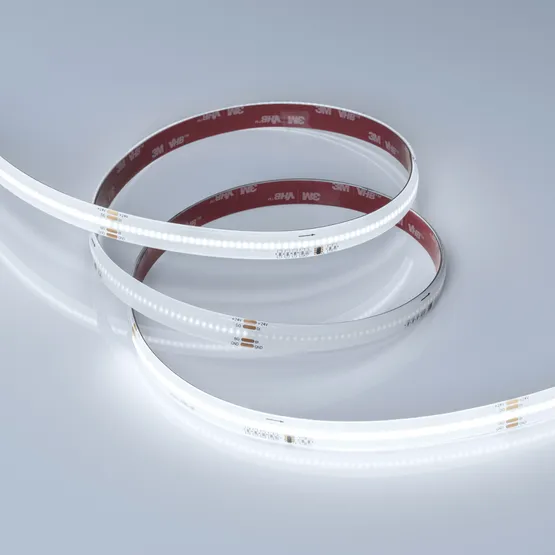 Фото #2 товара Светодиодная лента герметичная SPI-COB-SE-X378-12mm 24V White6000-PX63-BPT (7 W/m, IP65, 5m) (Arlight, бегущий огонь)
