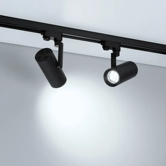Фото #6 товара Светильник LGD-URANUS-4TR-R75-18W/25W Warm3500-MIX (BK, 20-50 deg, side holder, 230V) (Arlight, IP20 Металл, 5 лет)
