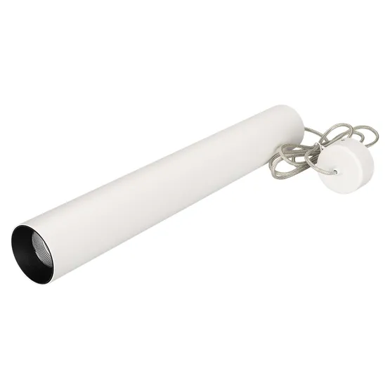 Фото #1 товара Светильник SP-POLO-HANG-LONG450-R65-8W Warm3000 (WH-BK, 40 deg) (Arlight, IP20 Металл, 3 года)