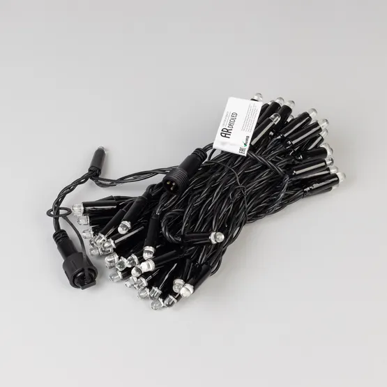 Фото #3 товара Светодиодная гирлянда ARD-STRING-CLASSIC-9000-BLACK-60LED-LIVE RGB-SPI (12V, 40W) (Ardecoled, IP65, 1 год)