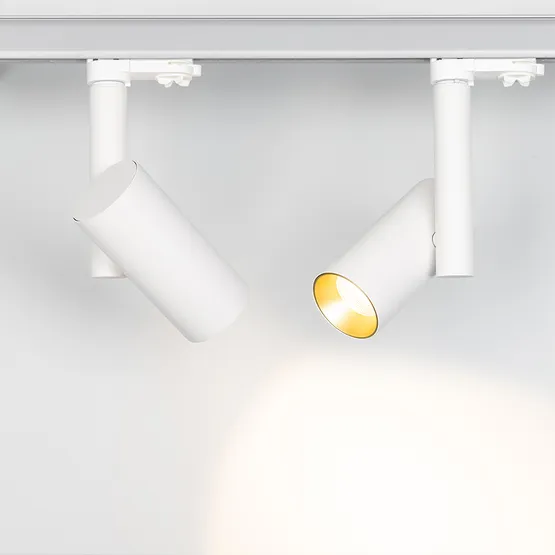 Фото #2 товара Светильник SP-POLO-TRACK-PIPE-R65-8W Warm3000 (WH-GD, 40 deg) (Arlight, IP20 Металл, 3 года)