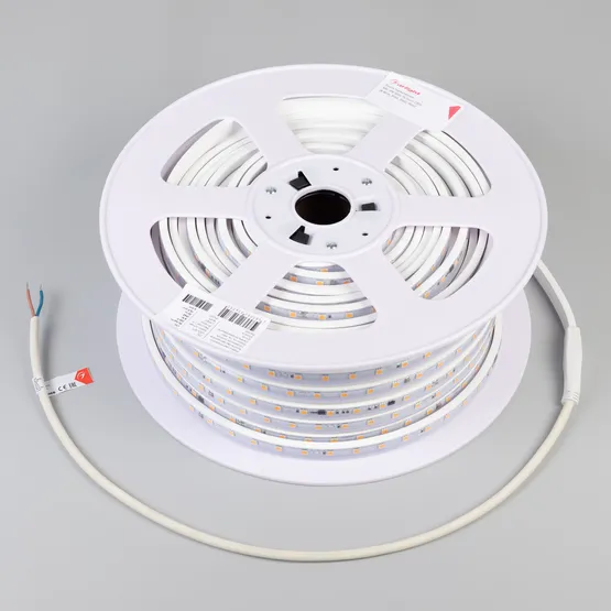 Фото #4 товара Светодиодная лента герметичная ARL-PV-B54-15.5mm 230V Day4000 (8 W/m, IP65, 5060, 50m) (Arlight, -)
