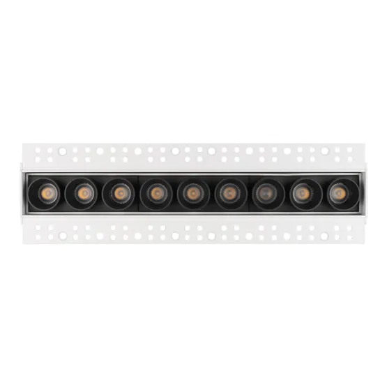 Фото #5 товара Светильник MS-ORIENT-BUILT-TRIMLESS-TC-S38x277-20W Warm3000 (WH-BK, 30 deg, 230V) (Arlight, IP20 Металл, 5 лет)