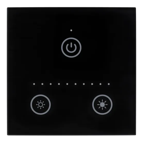 Фото #2 товара Панель Sens CT-201-IN Black (12-24V, 0-10V) (Arlight, IP20 Пластик, 1 год)