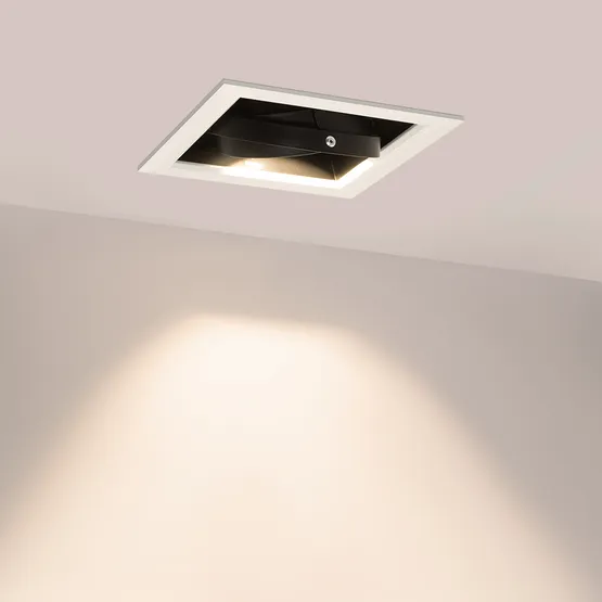 Фото #4 товара Светильник CL-KARDAN-S190x190-25W Warm3000 (WH-BK, 30 deg) (Arlight, IP20 Металл, 3 года)