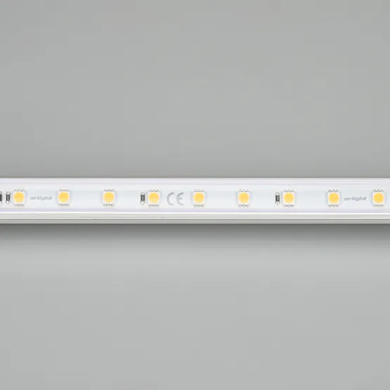 Фото #4 товара Светодиодная лента ARL-50000PV-230V Cool 10K (5060, 54 LED/m, WP2) (Arlight, 8 Вт/м, IP65)