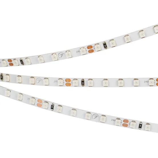 Фото #1 товара Светодиодная лента RT 2-5000 24V Red 5mm 2x (3528, 600 LED, LUX) (Arlight, 9.6 Вт/м, IP20)