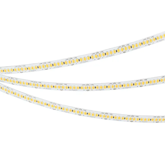 Фото #3 товара Светодиодная лента RT-A280-8mm 24V Warm3500 (10 W/m, IP20, 5m) (Arlight, -)