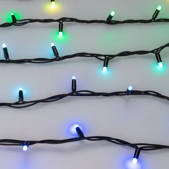 Фото #2 товара Светодиодная гирлянда ARD-STRING-PRO-10000-BLACK-100LED-MILK-LIVE RGB-DMX (24V, 10W) (Ardecoled, IP65, 2 года)
