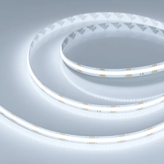 Фото #2 товара Светодиодная лента COB-X576-10mm 24V White-MIX (9.6 W/m, IP20, 5m) (Arlight, Изменяемая ЦТ)