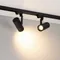 Минифото #11 товара Светильник LGD-URANUS-4TR-R75-18W/25W Warm3500-MIX (BK, 20-50 deg, side holder, 230V) (Arlight, IP20 Металл, 5 лет)