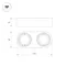 Минифото #2 товара Корпус PLURIO-BASE-SURFACE-RS179x78 (BK, 1-2, 200mA) (Arlight, IP20 Металл, 3 года)