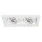 Минифото #1 товара Светильник MS-VORTEX-BUILT-S210x117-2x20W Warm3000 (WH-WH, 40 deg, 230V) (Arlight, IP20 Металл, 5 лет)