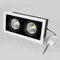 Минифото #3 товара Светильник CL-KARDAN-S375x190-2x25W White6000 (WH-BK, 30 deg) (Arlight, IP20 Металл, 3 года)