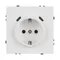 Минифото #4 товара Механизм розетки с USB зарядкой SCT-NOBE-MUCC-SFPL-WH (230V, 16A) (Arlight, -)