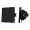 Минифото #1 товара ARL NOBE Выключатель 2 кл софт-тач черный оникс SWT-MK02-SFPL-BK (250V, 10A) (Arlight, -)