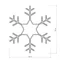 Минифото #3 товара Фигура cветодиодная ARD-SNOWFLAKE-M4-750x750-324LED White (230V, 18W) (Ardecoled, IP65, 1 год)