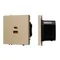 Минифото #1 товара Механизм розетки с быстрой USB зарядкой SCT-NOBE-MUAC-SFPL-FC-GD (65W, QC3) (Arlight, Золотой песок)