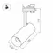 Минифото #10 товара Светильник SP-POLO-TRACK-LEG-R85-15W Day4000 (BK-BK, 40 deg) (Arlight, IP20 Металл, 3 года)