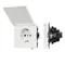 Минифото #1 товара Механизм розетки влагозащищённый SCT-TENDO-MCP-SFPL-WH (230V, 16A) (Arlight, Матовый белый)