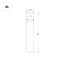 Минифото #9 товара Светильник LGD-LANDMARK-BOLL-H800-20W Warm3500-MIX (GR, 300 deg, 230V) (Arlight, IP65 Металл, 5 лет)