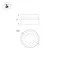 Минифото #5 товара Насадка с фиксированным углом LGD-ARTIFACT-LENS-R65 (WH, 40 deg) (Arlight, Металл)