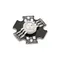 Минифото #1 товара Мощный светодиод ARPL-Star-3W-EPA-RGB (350mA, Black) (Arlight, Emitter)