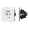 Минифото #1 товара Механизм электрической розетки SCT-TENDO-MEU1-SFPL-WH (230V, 16A) (Arlight, Матовый белый)