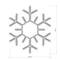 Минифото #3 товара Фигура cветодиодная ARD-SNOWFLAKE-M5-600x600-216LED White (230V, 15W) (Ardecoled, IP65, 1 год)