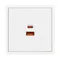 Минифото #2 товара Механизм розетки с быстрой USB зарядкой SCT-NOBE-MUAC-SFPL-FC-WH (65W, QC3) (Arlight, Белый кварц)
