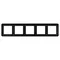 Минифото #2 товара Рамка пластиковая FRM-VERSA-PL-5-BK (Arlight, -)