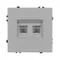 Минифото #2 товара Механизм сдвоенной компьютерной розетки SCT-NOBE-MPC2-SFPL-IS (RJ-45, CAT6) (Arlight, Никель)