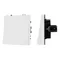 Минифото #1 товара ARL NOBE Вывод кабеля софт-тач белый кварц SCT-MCO1-SFPL-WH (Arlight, -)