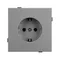 Минифото #3 товара Механизм электрической розетки SCT-TENDO-MEU1-PL-GR (230V, 16A) (Arlight, Графитовый)